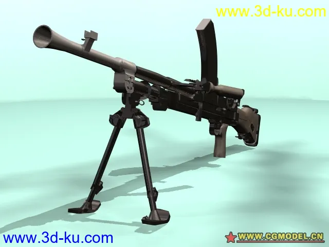 二战英国MKI 布伦式轻机枪（高级品）MAX格式模型的图片3