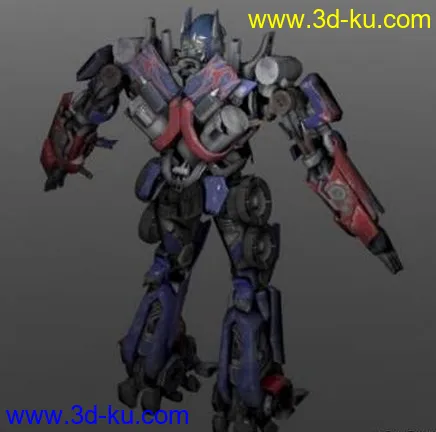 Optimus and Megatron from TF3 Dark of the moon the game模型的图片1