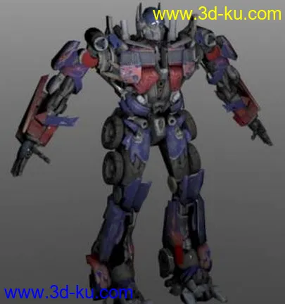 Optimus and Megatron from TF3 Dark of the moon the game模型的图片2