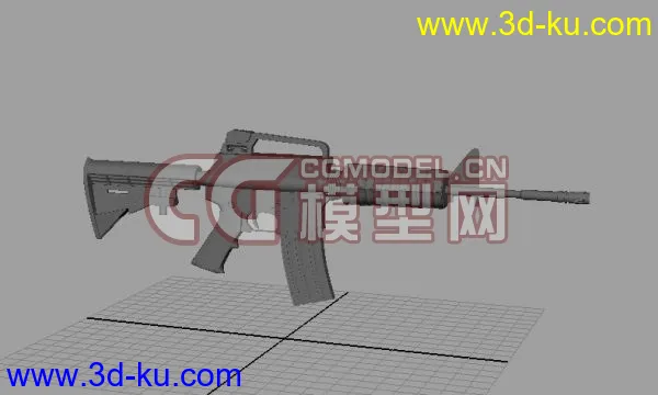 新手制作M4A1模型.无材质无贴图,求指点的图片6