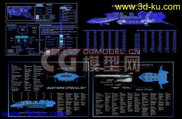 非常细致的科幻飞船模型可看舱内和驾驶室！的图片2