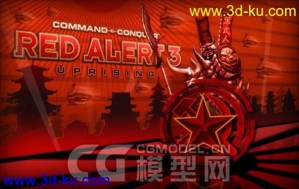 红色警戒3（RedAlert3）各国模型大集合 MAX/OBJ版本同步发放 CG模型网首发的图片1