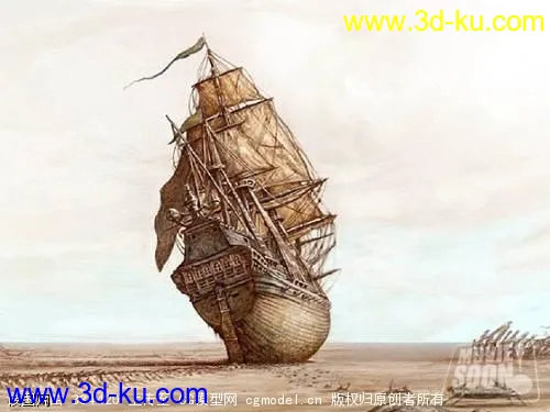 加勒比海盗8艘船模型的图片3