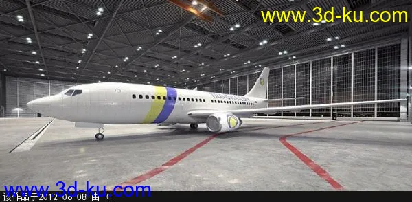 客机 飞机 Boeing 737模型的图片1