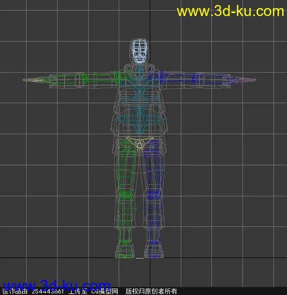 枪战游戏人物3D模型（带材质）的图片2