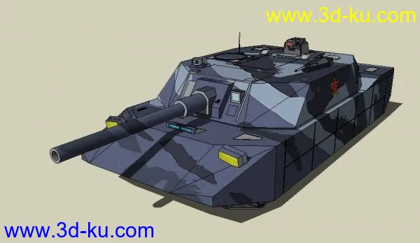 中国下一代隐形坦克模型的图片1