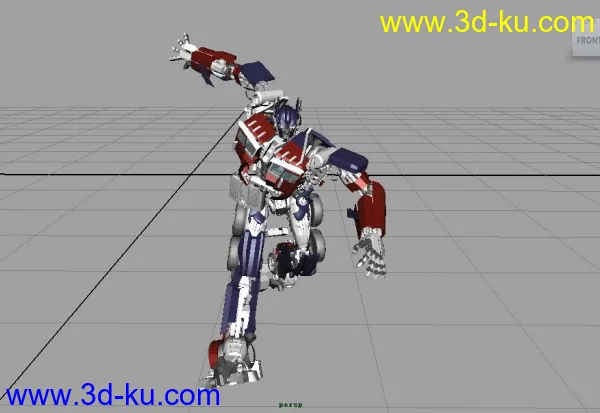 超强变形金刚擎天柱模型  附带变形动画K帧  超强  《审精》的图片5