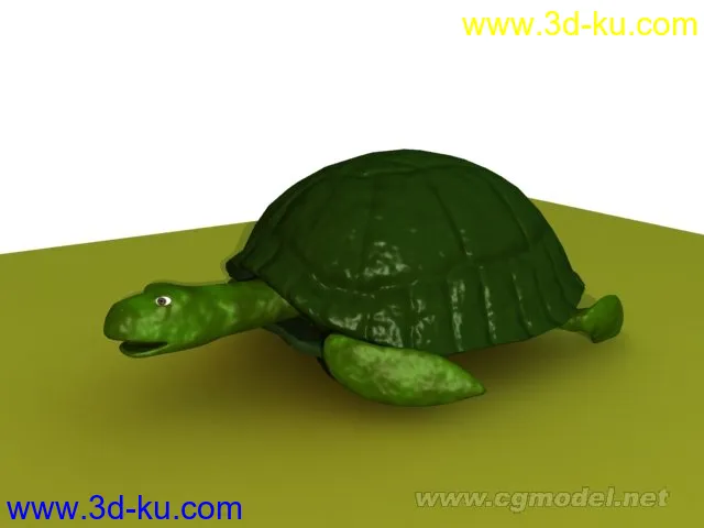 卡通乌龟一只模型的图片2
