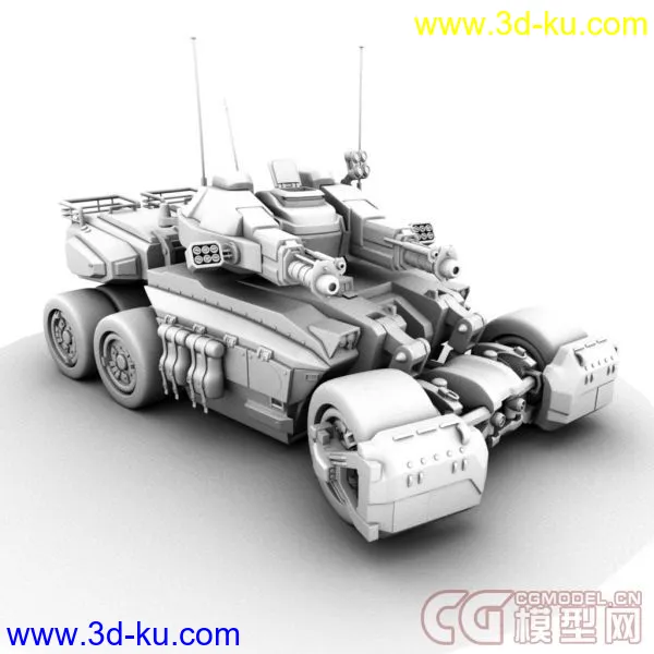 武装坦克模型Tank  可以下载的图片1