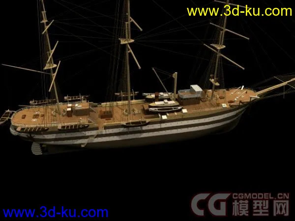 古代帆船合集模型下载的图片1