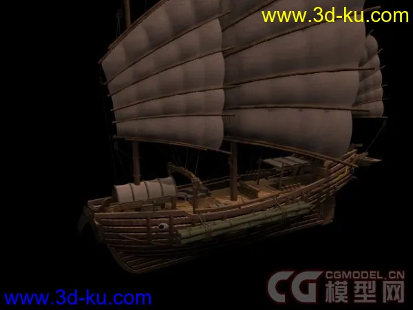 古代帆船合集模型下载的图片2