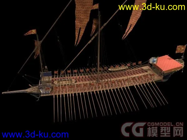 古代帆船合集模型下载的图片7