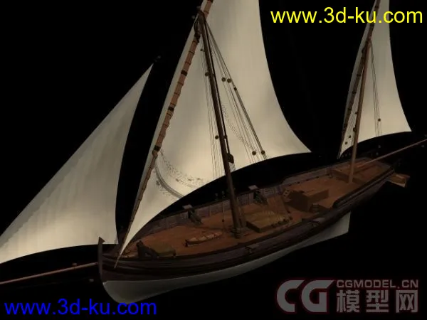 古代帆船合集模型下载的图片9