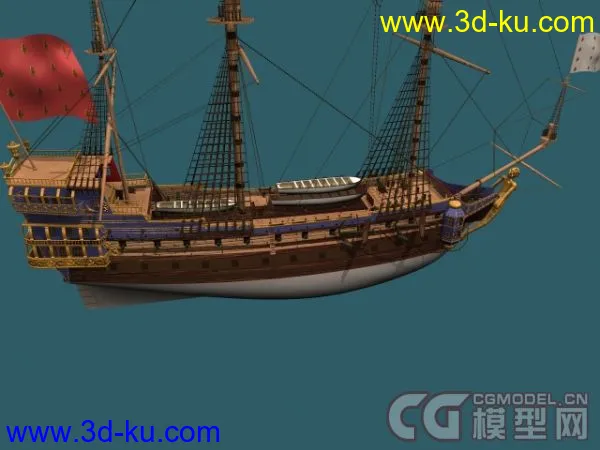 古代帆船合集模型下载的图片10