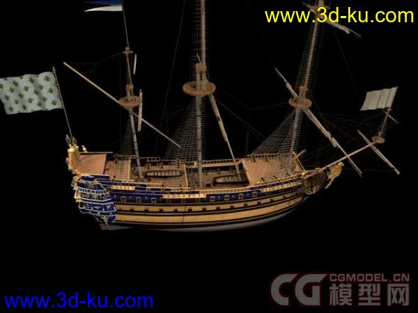 古代帆船合集模型下载的图片11