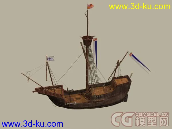 古代帆船合集模型下载的图片13