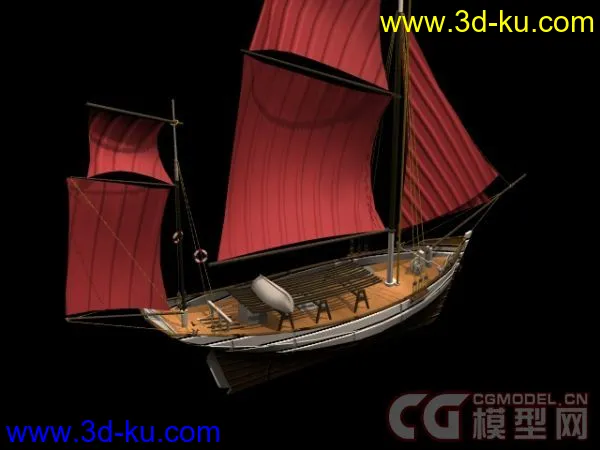 古代帆船合集模型下载的图片15