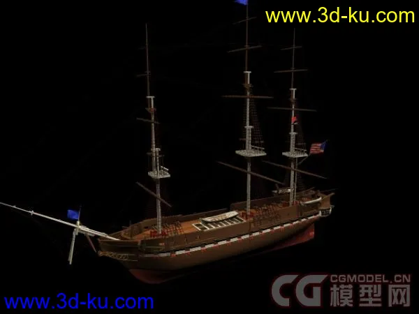 古代帆船合集模型下载的图片19