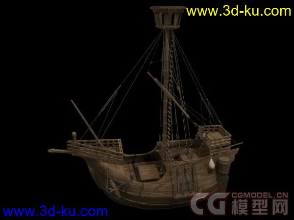 古代帆船合集模型下载的图片21