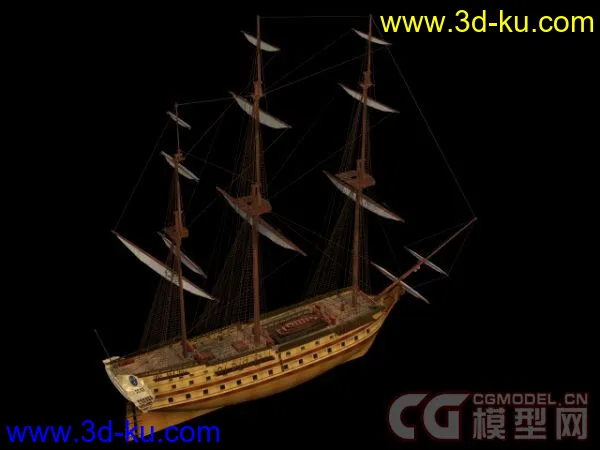 古代帆船合集模型下载的图片23