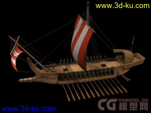 古代帆船合集模型下载的图片24