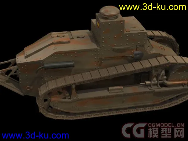 坦克及装甲车模型下载合集1的图片9