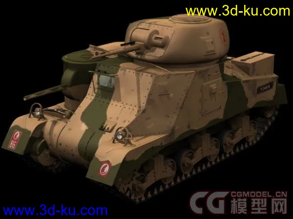 坦克及装甲车模型下载合集2的图片5