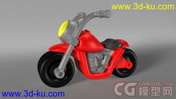 哈雷玩具摩托车模型的图片1