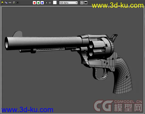 【美军左轮手枪】左轮手枪柯尔Revolver Colt Peacemaker模型的图片6