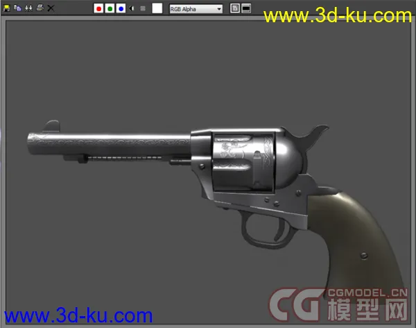 【美军左轮手枪】左轮手枪柯尔Revolver Colt Peacemaker模型的图片7
