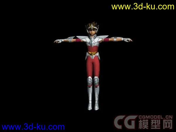 圣斗士3d模型(带骨骼绑定)的图片2