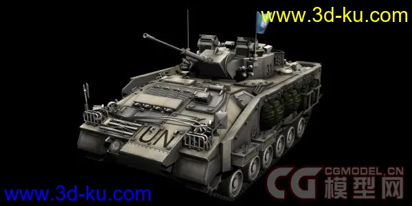 maya 装甲车 坦克模型的图片1