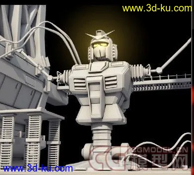 高达RX78-2半身模型maya的图片1
