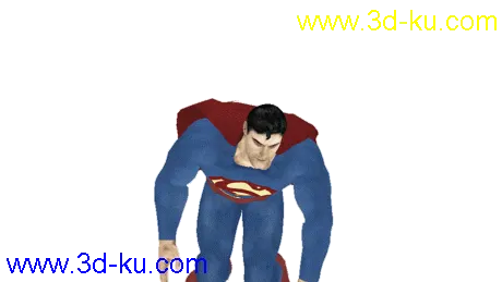 美国超级英雄集合之超人+钢铁侠+再加闪电侠（带骨骼+动作+贴图+法线） fbx格式模型的图片1