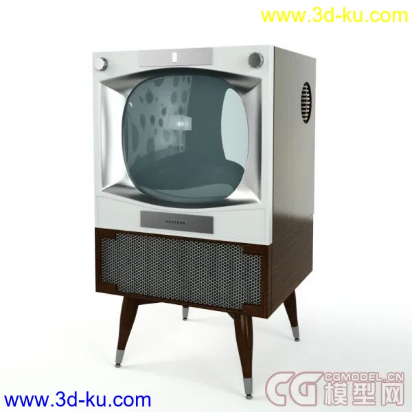 Old Tv电视机模型的图片1