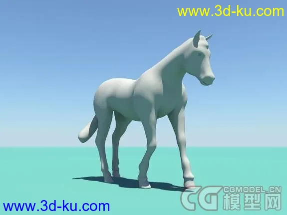 Horse绑定的马模型的图片3
