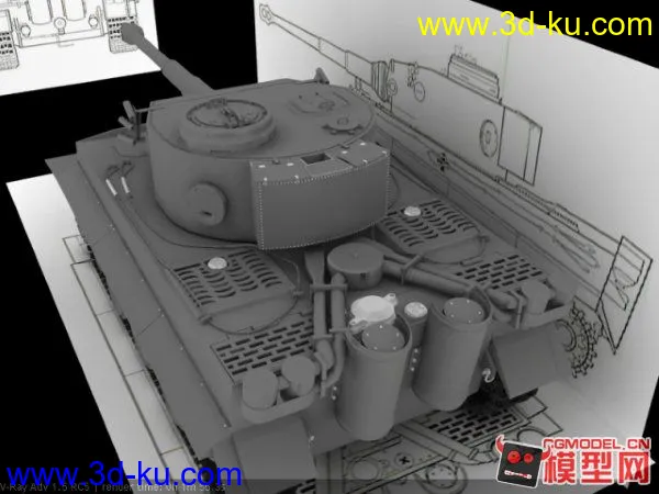 虎式坦克高精模型的图片1
