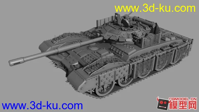 坦克 军事 运输 工业模型的图片3