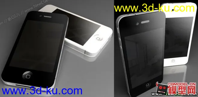 iphone4模型，带材质下载！的图片1