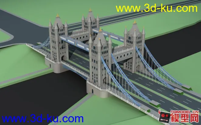 伦敦桥，有需要拿走吧！模型的图片1