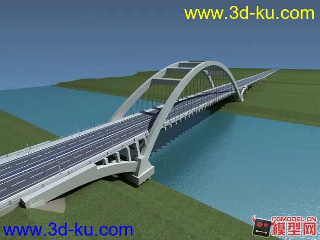 模型下载 ---拱桥max2011版(原创模型,仅在CG模型网上传)的图片1