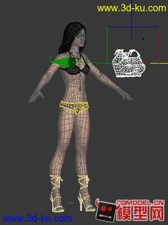 女孩模型 骨骼  表情 模型 下载的图片4