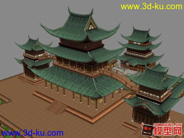 中国古代建筑2模型的图片2
