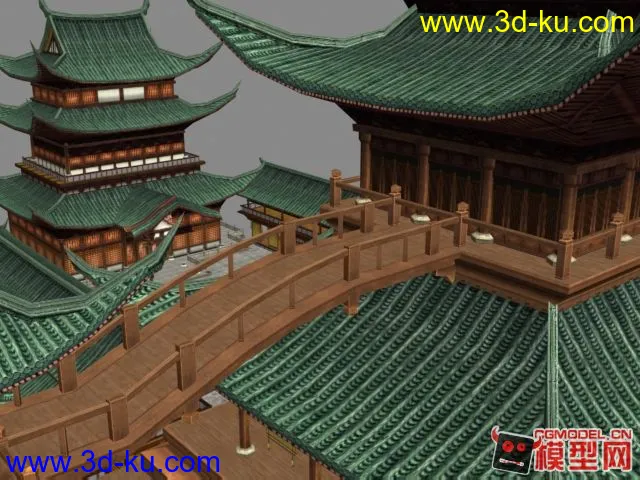 中国古代建筑2模型的图片3