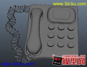 maya电话模型的图片1