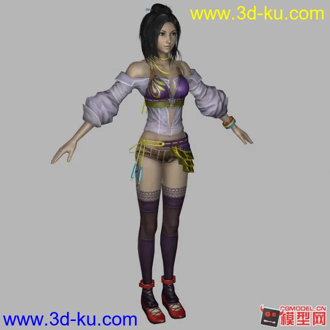 最终幻想女性角色模型的图片1