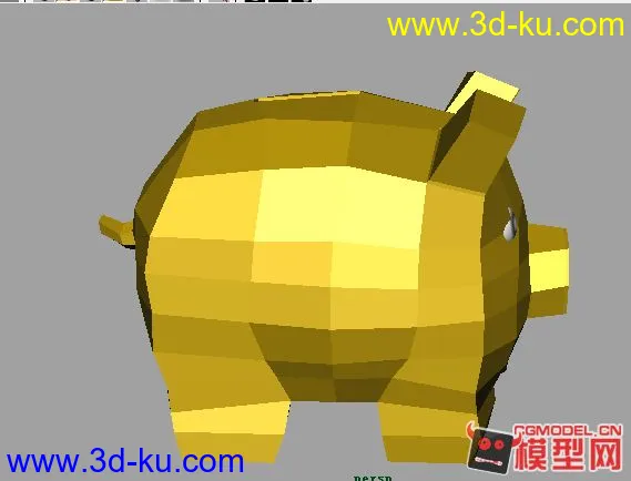 小猪存钱罐模型下载的图片1