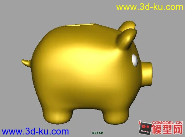 小猪存钱罐模型下载的图片2