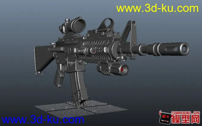 M4麒麟枪模型的图片3