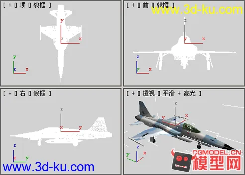 高绘制精度战斗机模型下载的图片2